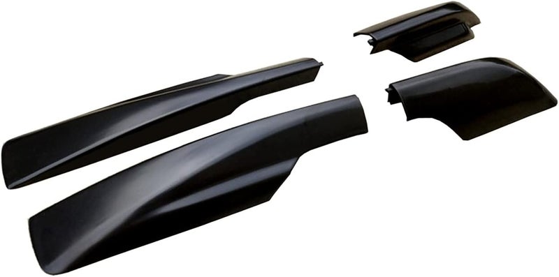 Tocatus Roof Cargo Rack Rail End Cover Shell Cap Trim for Toyota RAV4 2006-2012, Black, 4pcs - Image 2